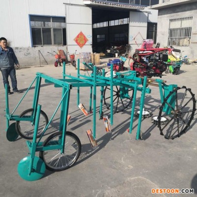 小型起垄覆膜机 微耕机带拱棚覆膜机 农用地膜覆盖机