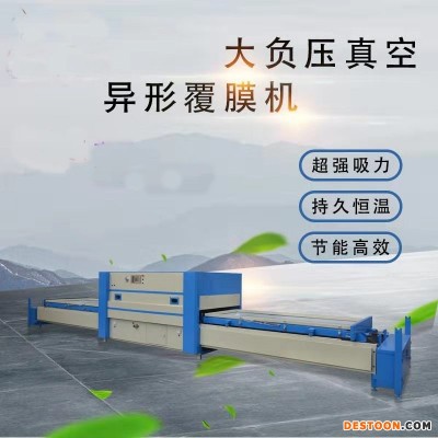 高光覆膜机 橱柜门真空吸塑覆膜机 泰岳木机TM2480-A 专业生产厂家