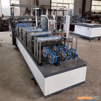 定做塑钢移门包覆机 曲面凹凸护墙板包覆机 装饰线条pvc包覆机 持续