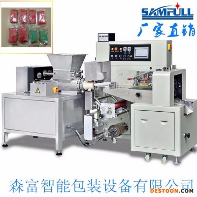 佛山厂家森富直销 SF-350XL密封胶泥全自动打包机 堵漏泥自动分切机