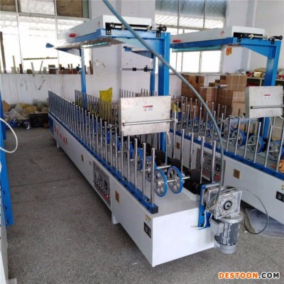 专业生产集成墙板覆膜包覆机 多功能铝材包覆机 多硅胶轮调试 热胶pur包覆机