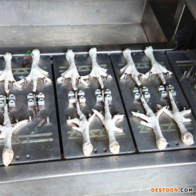 鸡爪自动分段机价格  鸡爪凤爪加工设备 鸡脚切割机 鸡爪分切机 安耐