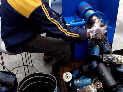 郑州升帆机油滤芯拆解机机油格分切机汽车滤芯拆解设备