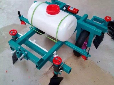 华拓草莓起垄覆膜机 农用无纺布地膜铺膜机 HT100 手扶拖拉机后置地膜覆盖机