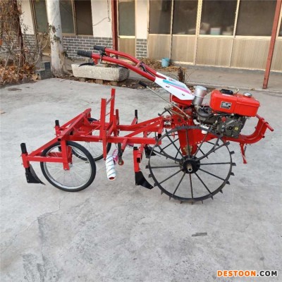 小型喷药覆膜机 农用地膜机设备 汇林 双行起垄覆膜机厂家