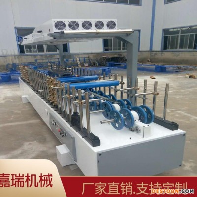 木塑门边框包覆机 异型铝材包覆机 自动包边修边嘉瑞定制