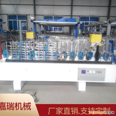 木格栅板包覆机批发厂家 嘉瑞 省膜省胶 竹木纤维护墙板覆膜机