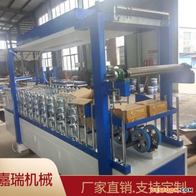 嘉瑞机械 卧式线条包覆机  省膜省胶 竹木纤维护墙板覆膜机