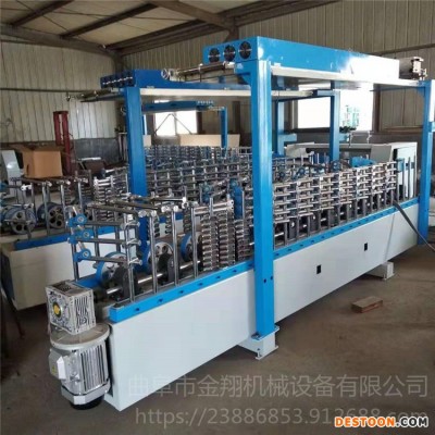 纸冷转印机 金翔数控PUR热熔胶包覆机 集成墙板包覆机