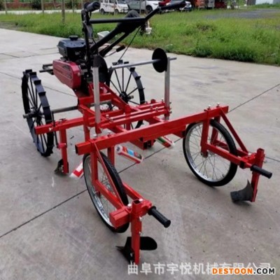 宇悦 农用覆膜土豆收获机 大棚专用地膜机 带滴管四轮车带覆膜机YY-40