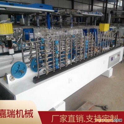 竹木纤维集成墙板包覆机 家具线条覆膜机 PUR热胶包覆机  嘉瑞