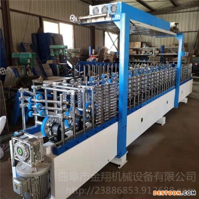 600木塑板包覆机 金翔厂家直供 免调试 实木拼框门包覆机