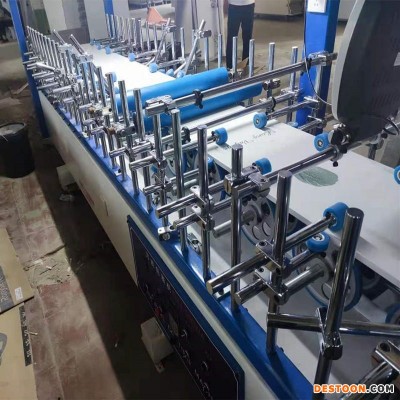 PUR热熔胶包覆机 竹木纤维集成墙板冷胶包覆机