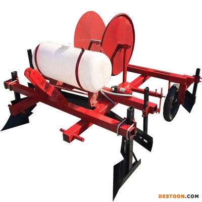 红薯双行起垄施肥机 农用花生播种覆膜机 农用大马力柴油起垄机