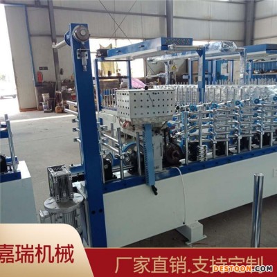 实木线条PUR热胶包覆机嘉瑞厂家 踢脚线 集成墙板覆膜机生产设备