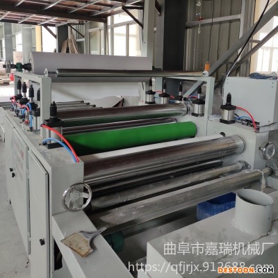 TR成卷铝板自动放卷贴面机 亚克力pet高光膜覆膜机