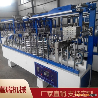 冷胶PVC 长城板包覆机  线条贴木皮覆膜机 嘉瑞厂家定制