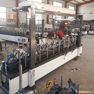 竹木集成墙板包覆机 数控 PUR热熔胶包覆机 金翔直销