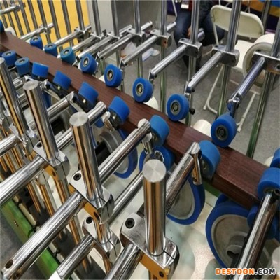 石塑门套线包覆机金翔直销 胶箱免清理型 PUR热熔胶包覆机