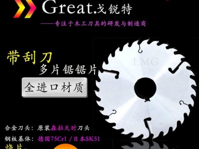 205多片锯锯片干切不烧片木工锯片 超薄多片锯锯片与带刮刀锯片