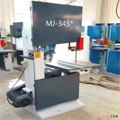 正通 MJ345 细木工带锯机 锯金属加气砖小型佛珠带锯机