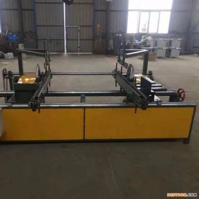 新型自动齐头锯 双头锯 推台锯 双端齐头锯 多片锯 物超所值 值得拥有