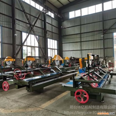 厂家直销圆木推台锯 多片锯 推台锯 林亿制造 圆木锯板机 开料锯
