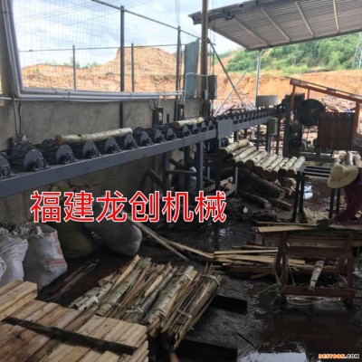 自动断料锯流水线 多片锯自动化生产线 自动选材选料机 大型实木加工设备