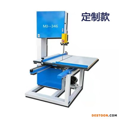 正通2021新款mj345带锯机塑料产品切割加工表面平整