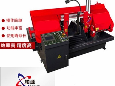 数控钢筋锯床液压金属切割带锯机4240卧式半自动螺纹圆钢锯切机