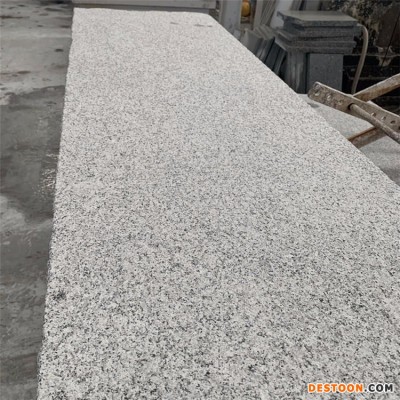 福建芝麻灰厂家刨面芝麻灰荔枝面花岗岩盲道道路石生产加工