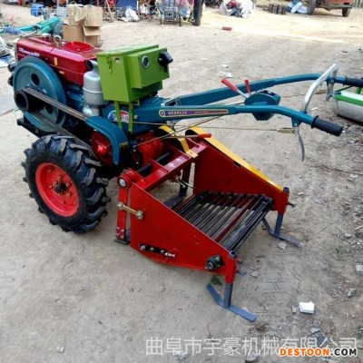 马铃薯收割机厂家直供 手扶拖拉机配套的土豆收获机 刨红薯洋芋机器