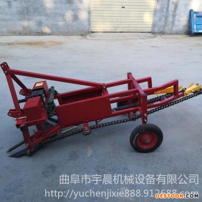 链条式花生收获机 四轮车带秧花生收获机 出土刨果子拔果子机宇晨YC-HS