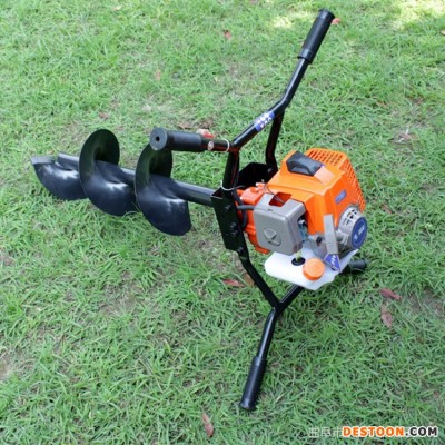 小型手扶式挖坑机 操作方便刨树坑机 栽树打坑机