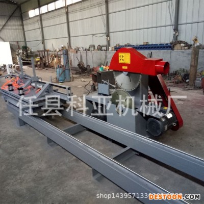 全自动木工圆木推台锯 推台锯四轴圆木推台锯 多功能开板开料锯