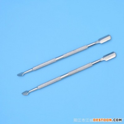 利成厂家直销  不锈钢刨甲器 卸甲钢推 死皮推美甲工具 修甲刀