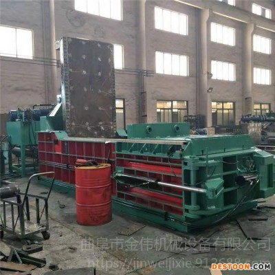 厂家直销 卧式废纸塑料海绵打包机 铁销刨丝无纺布液压打包机