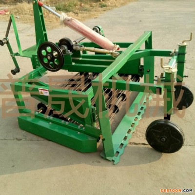 振动式大蒜收获机 皮带式收大蒜机 1.3米前置大蒜收获机  刨蒜机  前置起蒜机 挖蒜机  四轮拖拉机带大蒜收获机
