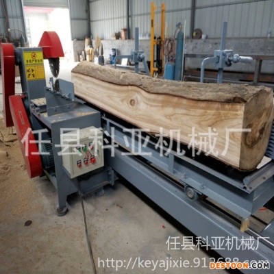 科亚木工机械 精密圆木推台锯 加重型推台锯 小型全自动原木推台锯 采用带刮刀锯片锯路平整光滑 厂家直销 支持定做