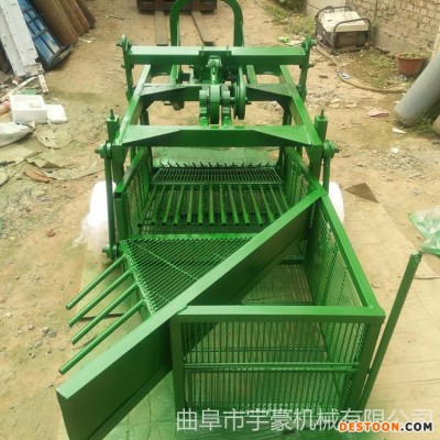 一机多用花生大蒜收获机 四轮拖拉机带动刨蒜机 使用方便大蒜收割机