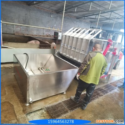 180型猪打毛机 活猪刨毛设备 液压捞猪打毛机 全自动猪脱毛设备 商用猪刨毛机 安耐