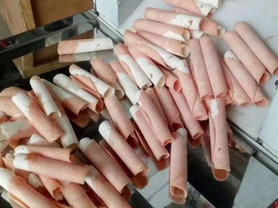 拓一机械单卷羊肉切片机 全自动刨肉片机 小型冻肉切片机价格 切片机厂家直销