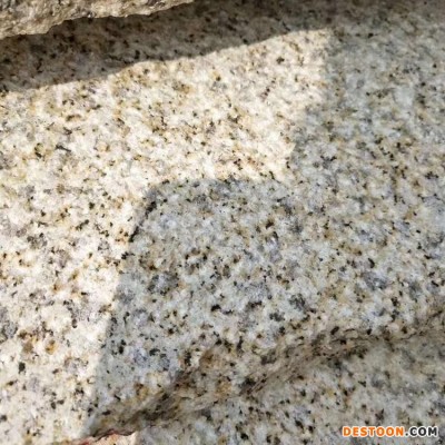 河南黄金麻石材厂家 小花黄金麻 刨面加工 石材干挂 工厂现货