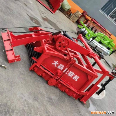 自走式柴油刨蒜机 多种宽度鲜蒜收获机 金乡前置大蒜收获机