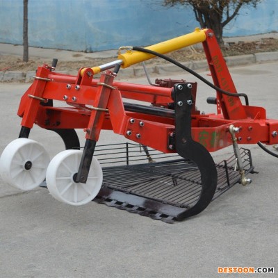四轮拖拉机刨蒜机前置挖蒜机 挖蒜机割蒜机