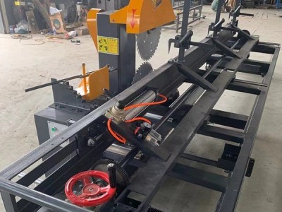 多功能开板开料锯 推台锯 小型推台锯 自动圆木推台锯图1
