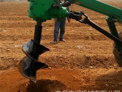 四轮车栽树挖坑机 园林植树施肥刨穴机 果树施肥挖坑机