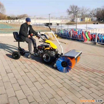 润沃 大马力扬雪机 燃油型手推式清雪设备 全齿轮刨雪机扬雪机