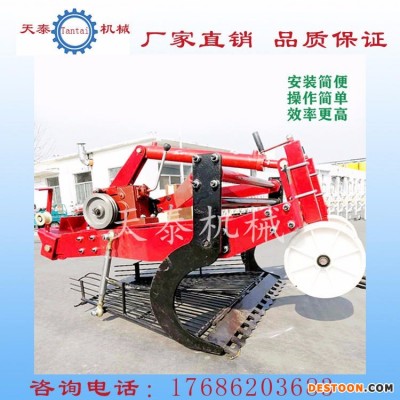 四轮拖拉机前置式大蒜收获机 前置式大蒜收获机 收割机 刨蒜机