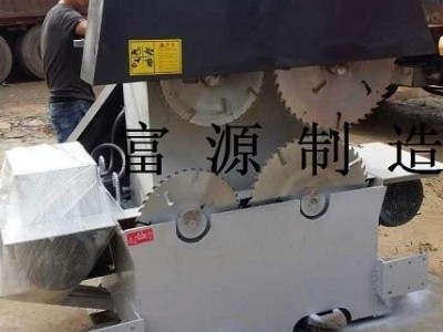 河北富源大型圆木推台锯跑车系列 全自动圆木推台锯电动打尺全自动锯切